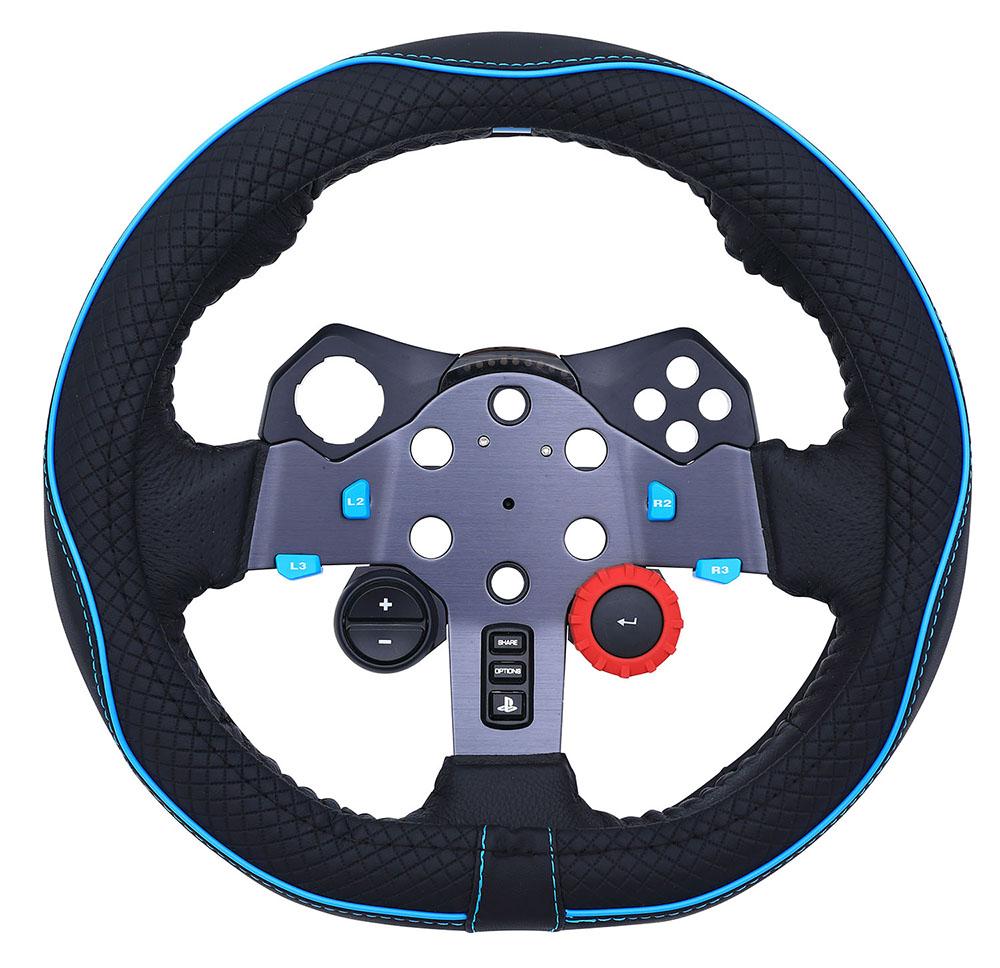 10.6 inch 27cm D Steering Wheel Cover Racing Game Accessories for PC,Xbox One Series X/S,logitech g920 x920 G29 g923 g27 g25,PS4,PS3,PS5,Nintendo Switch，FS 25,Thrustmaster T150